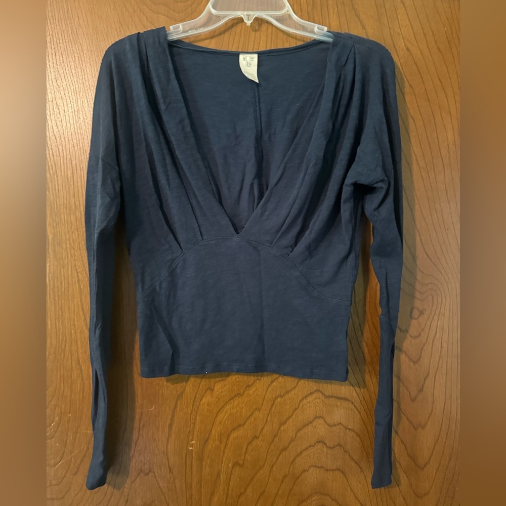 Navy Blue We The Free top